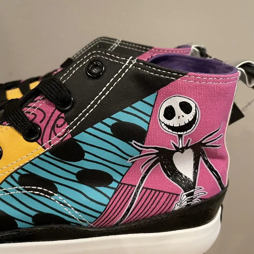 NEW Disney The Nightmare Before Christmas Shoes Sneakers High Top size 10 women